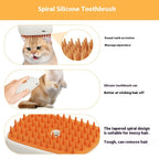 USB Steam Pet Brush with Gentle Massage