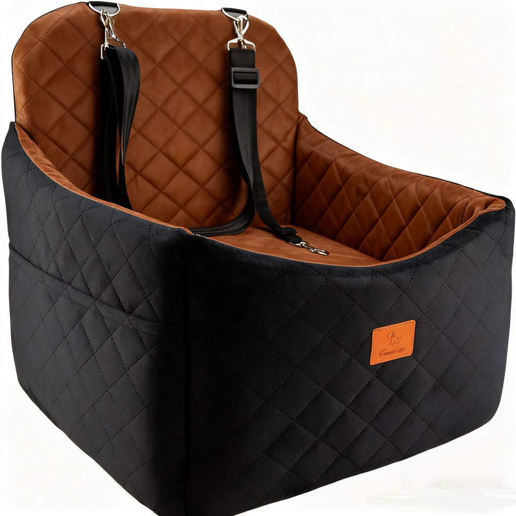 Soft Pet Car Bed for Safe & Cozy Travel