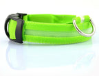 LED Dog Safety Collar - Adjustable Light-Up Nylon