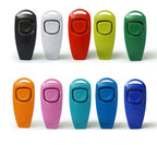 Dog Training Whistle & Clicker 2-in-1 - Professional Pet Obedience Tool for Puppy Recall Training