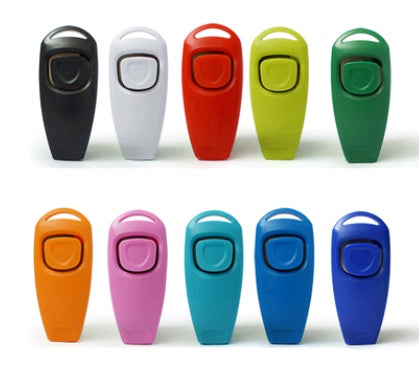 Dog Training Whistle & Clicker 2-in-1 - Professional Pet Obedience Tool for Puppy Recall Training