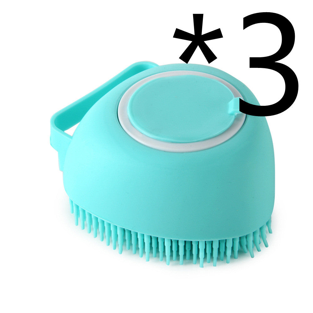 Silicone Pet Bath & Grooming Brush