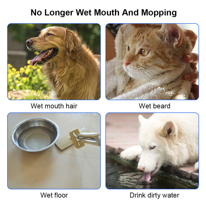 WagLix™ Pet Water Fountain Bowl – 1.5L Anti-Spill, Slow Feeder & Fresh Drinking Solution for Dogs & Cats