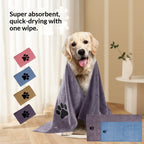 Ultra Absorbent Pet Towel - Quick Dry & Extra Soft