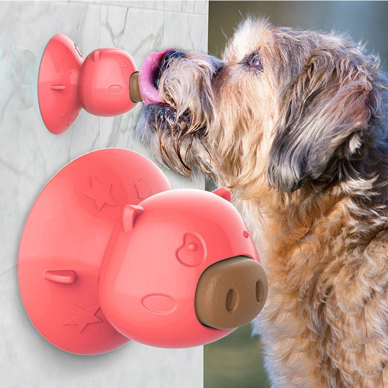 Dog Bath Toy - Suction Cup Lick Mat with Treat Dispenser for Stress-Free Puppy Bathing & Grooming
