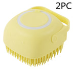 Silicone Pet Bath & Grooming Brush
