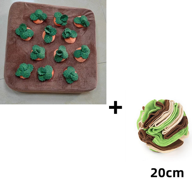 Carrot Plush Snuffle Toy for Dogs