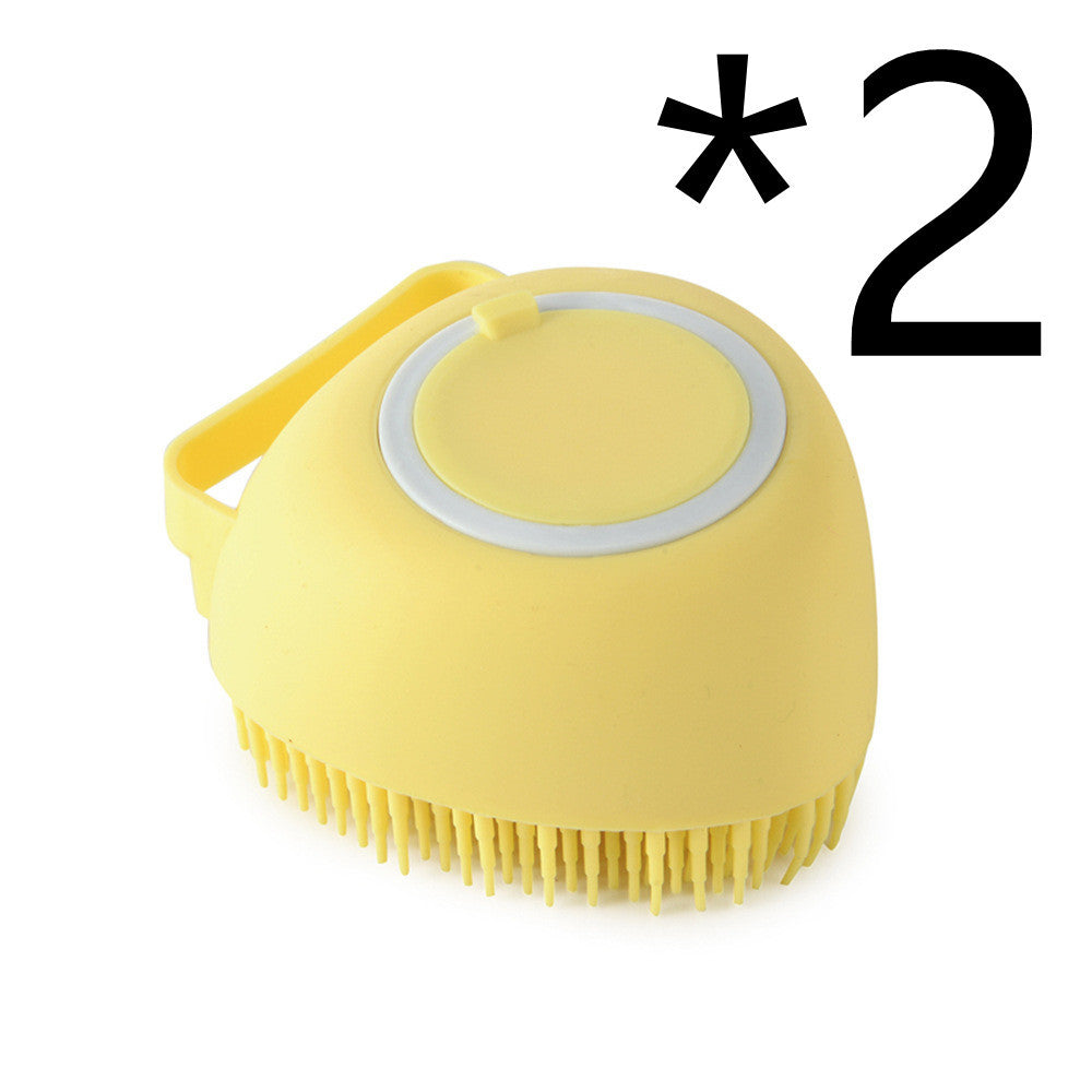 Silicone Pet Bath & Grooming Brush