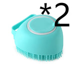 Silicone Pet Bath & Grooming Brush