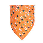Halloween Dog Bandana - Cute Pet Scarf Costume Accessory for Dogs & Cats | Pumpkin Ghost Design