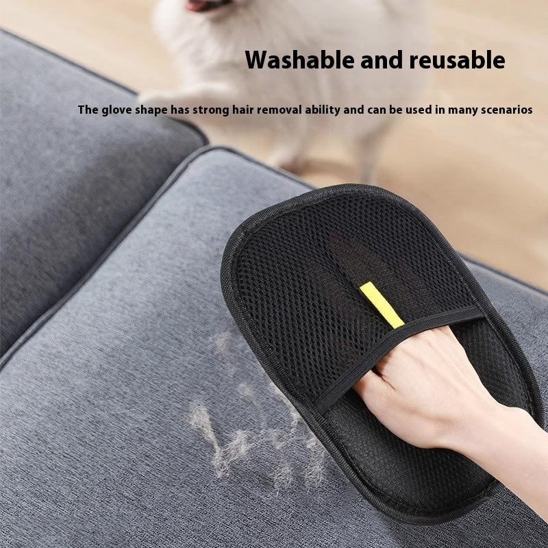 Pet Hair Remover Mitt & Grooming Glove for Dogs & Cats