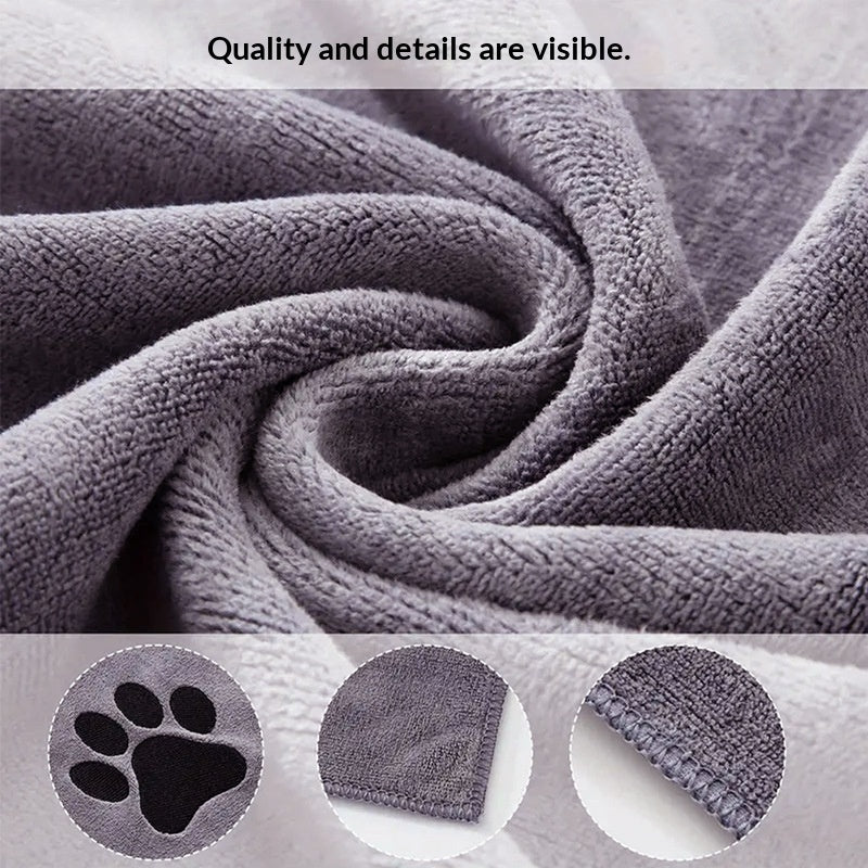 Ultra Absorbent Pet Towel - Quick Dry & Extra Soft