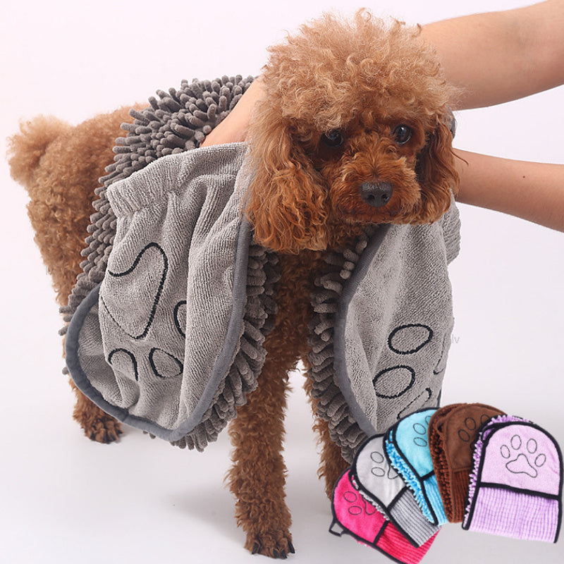 Super Absorbent Dog Towel - Quick Drying Microfiber