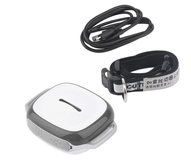 GPS Pet Tracker Collar - Real-Time Dog Cat Locator with Waterproof Design & Long Battery Life