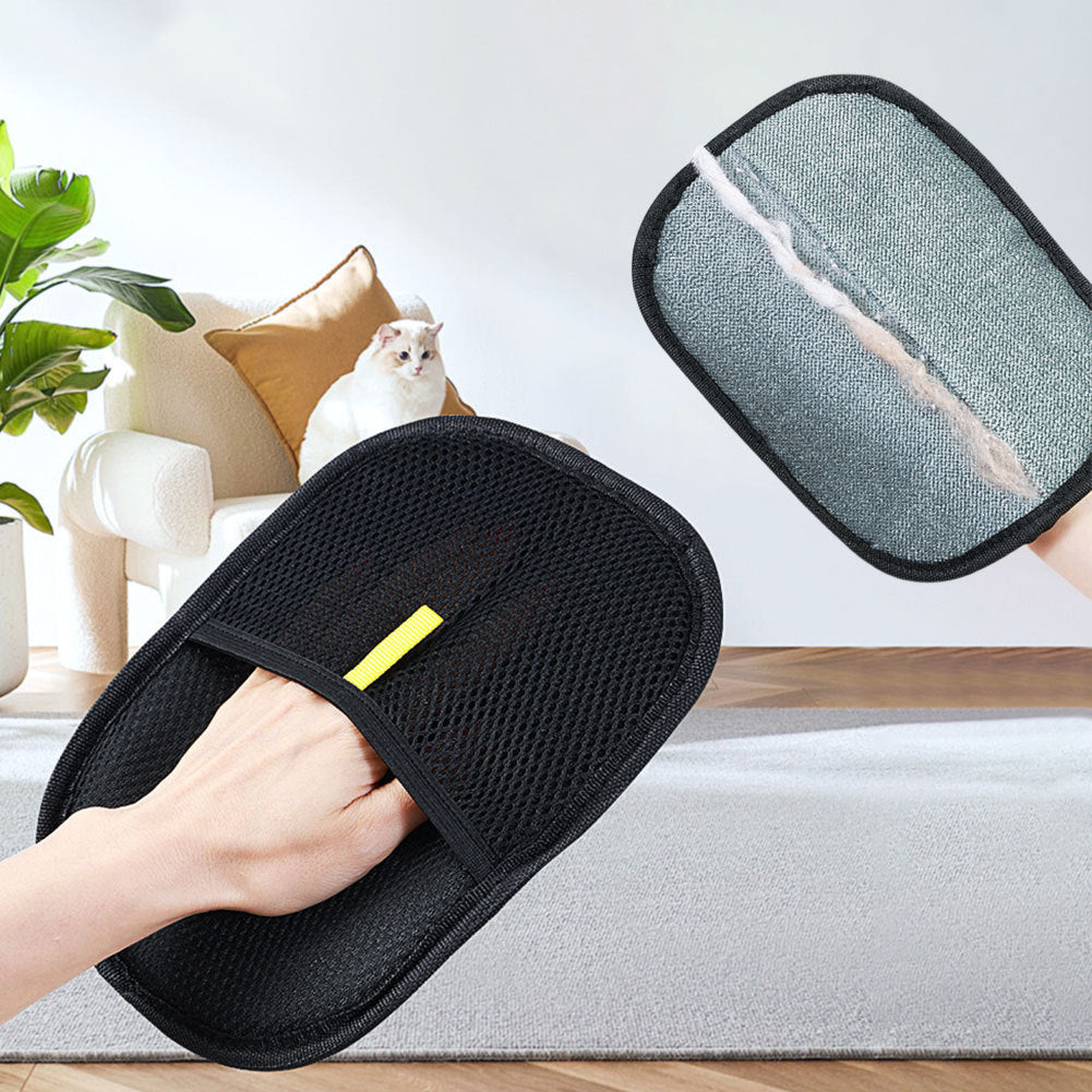 Pet Hair Remover Glove – Grooming & Deshedding Mitt for Dogs & Cats