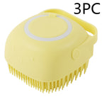 Silicone Pet Bath & Grooming Brush