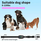 Smart Anti-Bark Dog Collar with Display & Vibration