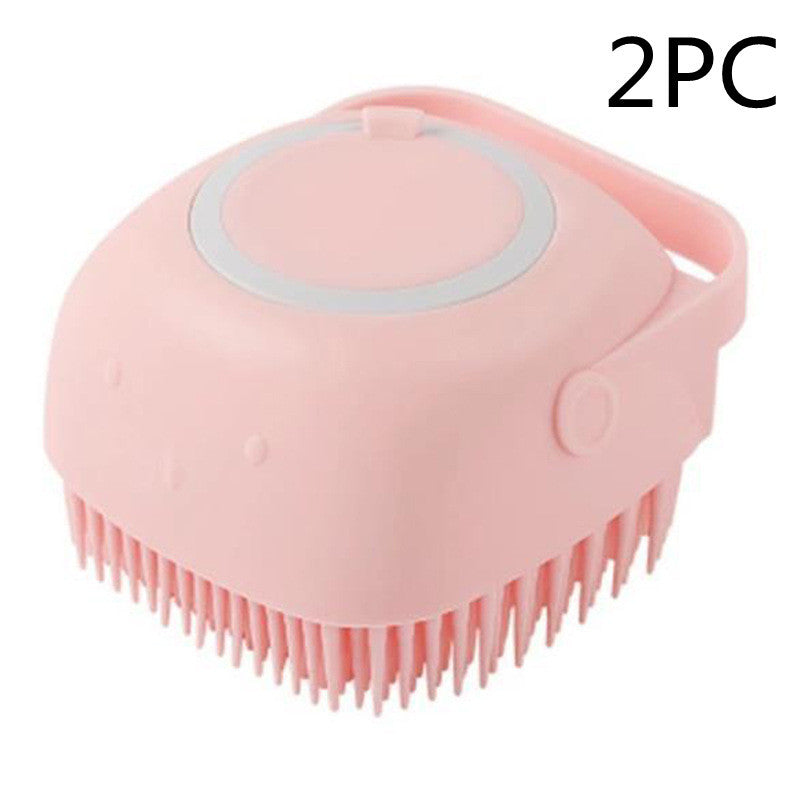 Silicone Pet Bath & Grooming Brush