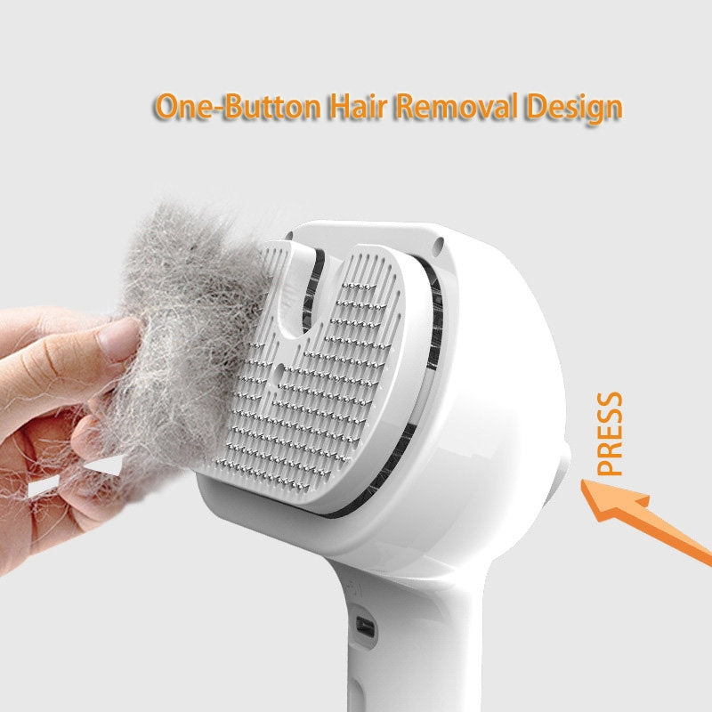 Self-Cleaning Mist Pet Brush for Dogs