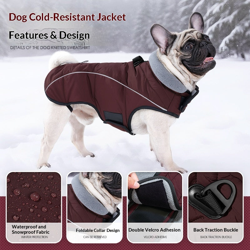 Winter Dog Vest Jacket - Insulated & Cozy
