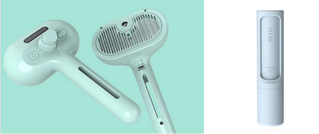 Self-Cleaning Mist Pet Brush for Dogs