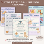 WagLix™ DIY Dog Grooming Guide - Stop Paying $80+ for Dog Grooming!
