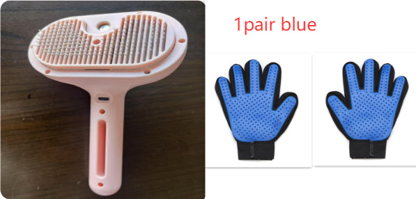 Self-Cleaning Mist Pet Brush for Dogs
