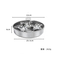 Stainless Steel Rotating Slow-Feeder Bowl