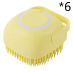 Silicone Pet Bath & Grooming Brush