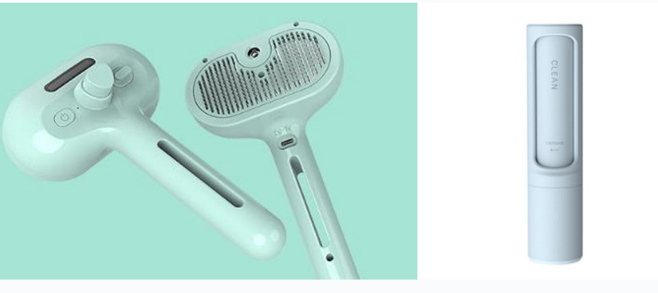 Self-Cleaning Mist Pet Brush for Dogs