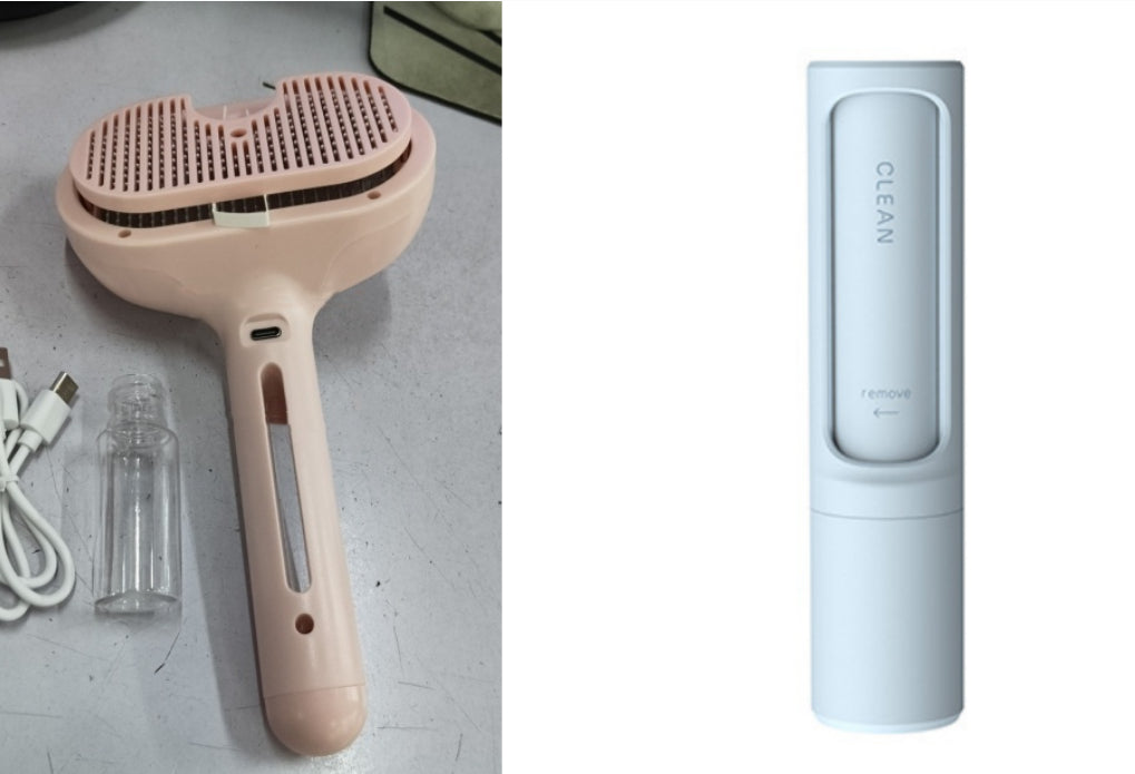 Self-Cleaning Mist Pet Brush for Dogs
