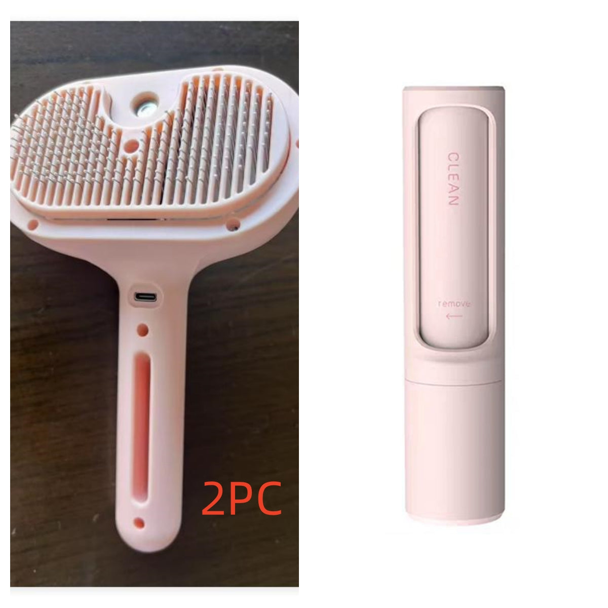 Self-Cleaning Mist Pet Brush for Dogs