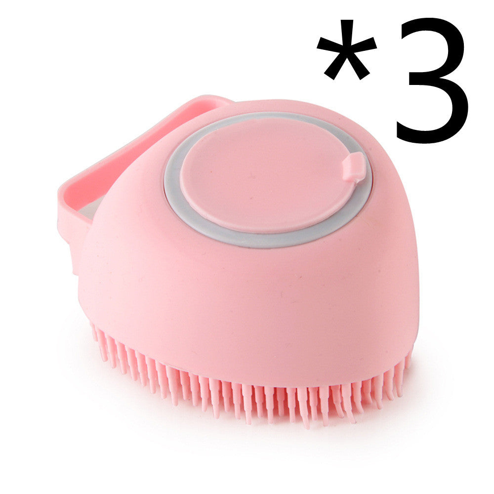 Silicone Pet Bath & Grooming Brush