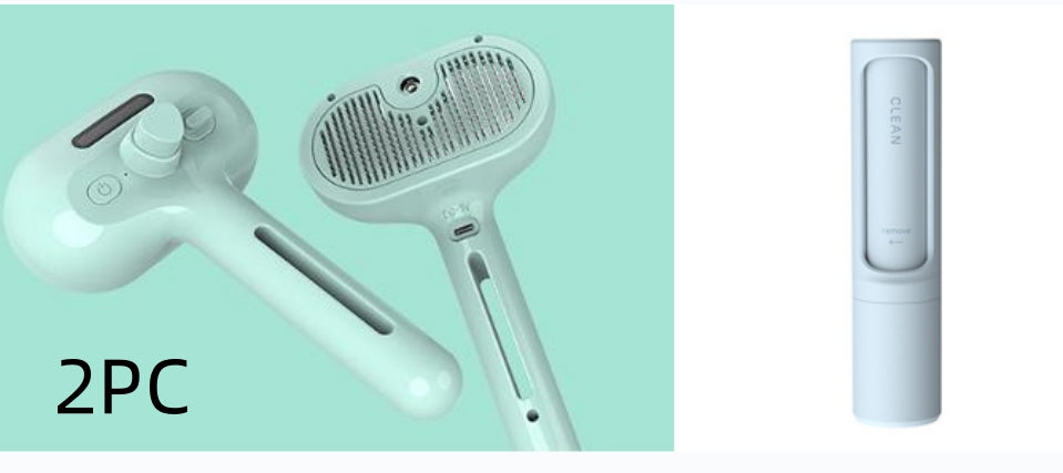 Self-Cleaning Mist Pet Brush for Dogs