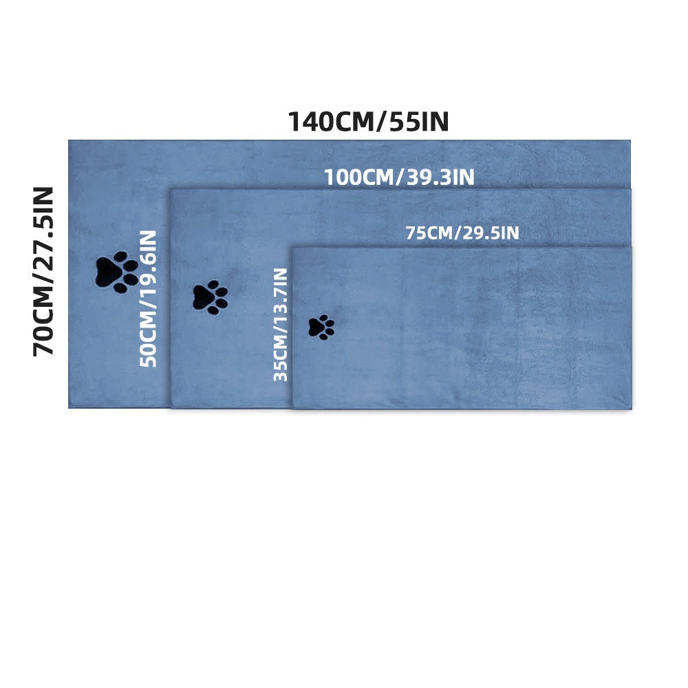 Ultra Absorbent Pet Towel - Quick Dry & Extra Soft