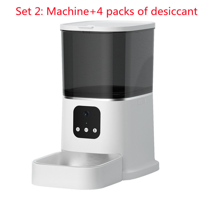Automatic Pet Feeder - WiFi Smart Cat Dog Food Dispenser with APP Control, Voice Recorder & Timer