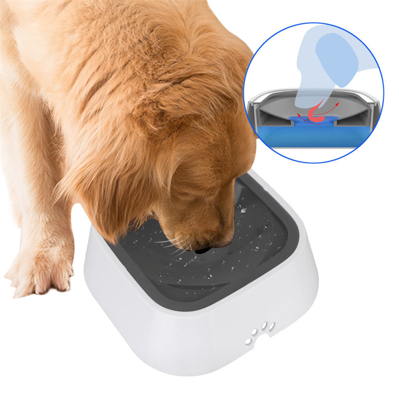 WagLix™ Pet Water Fountain Bowl – 1.5L Anti-Spill, Slow Feeder & Fresh Drinking Solution for Dogs & Cats
