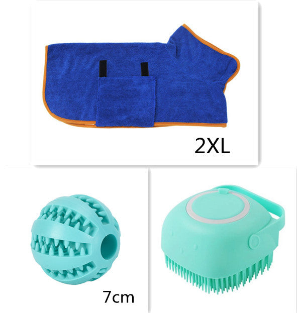 Silicone Pet Bath & Grooming Brush