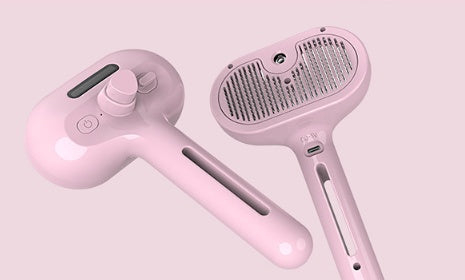 Self-Cleaning Mist Pet Brush for Dogs