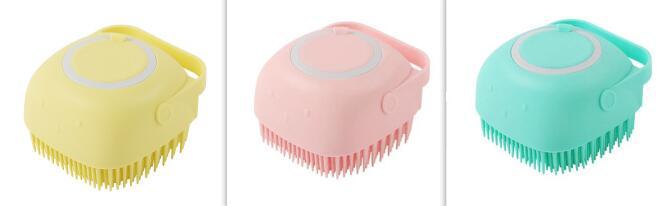Silicone Pet Bath & Grooming Brush