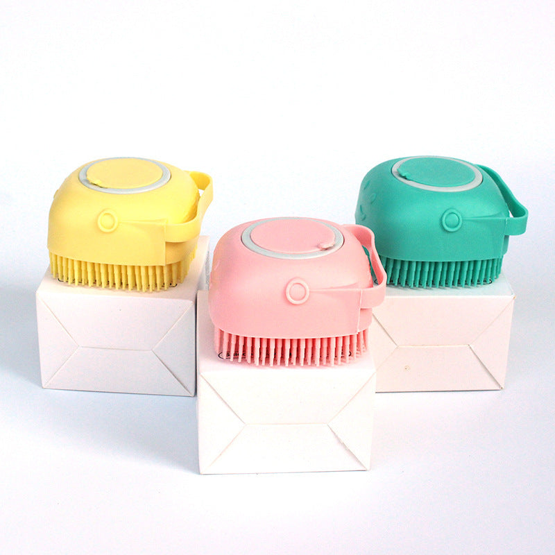 Silicone Pet Bath & Grooming Brush
